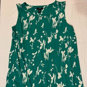 Alfani women's asymmetrical hem sleeveless blouse